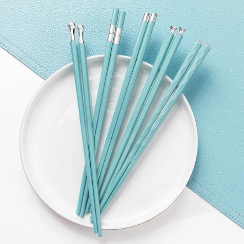 DineLux – Lujoso juego de palillos con elegantes diseños (5 pares)