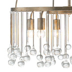Candelabro de Cristal de Vidrio Vintage Luxe