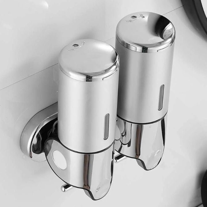 Dispensador de Jabón de Pared Acero Inoxidable Diseño Moderno