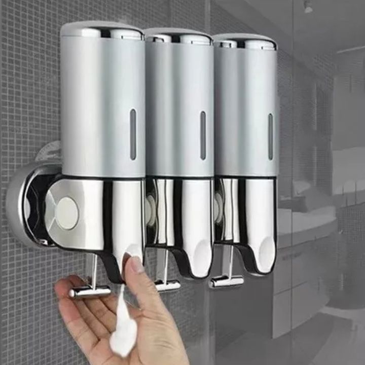 Dispensador de Jabón de Pared Acero Inoxidable Diseño Moderno