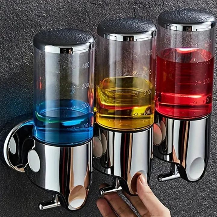 Dispensador de Jabón de Pared Acero Inoxidable Diseño Moderno