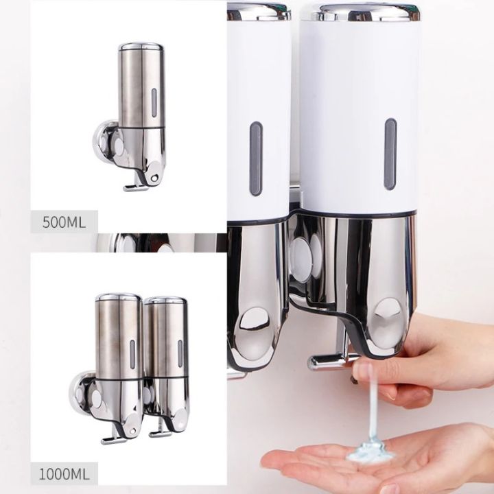 Dispensador de Jabón de Pared Acero Inoxidable Diseño Moderno