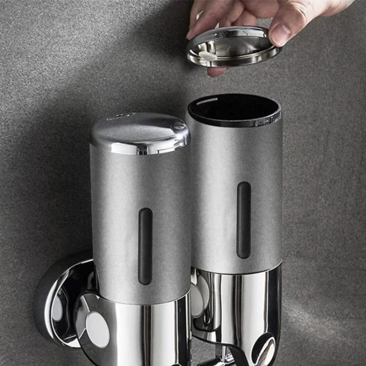 Dispensador de Jabón de Pared Acero Inoxidable Diseño Moderno