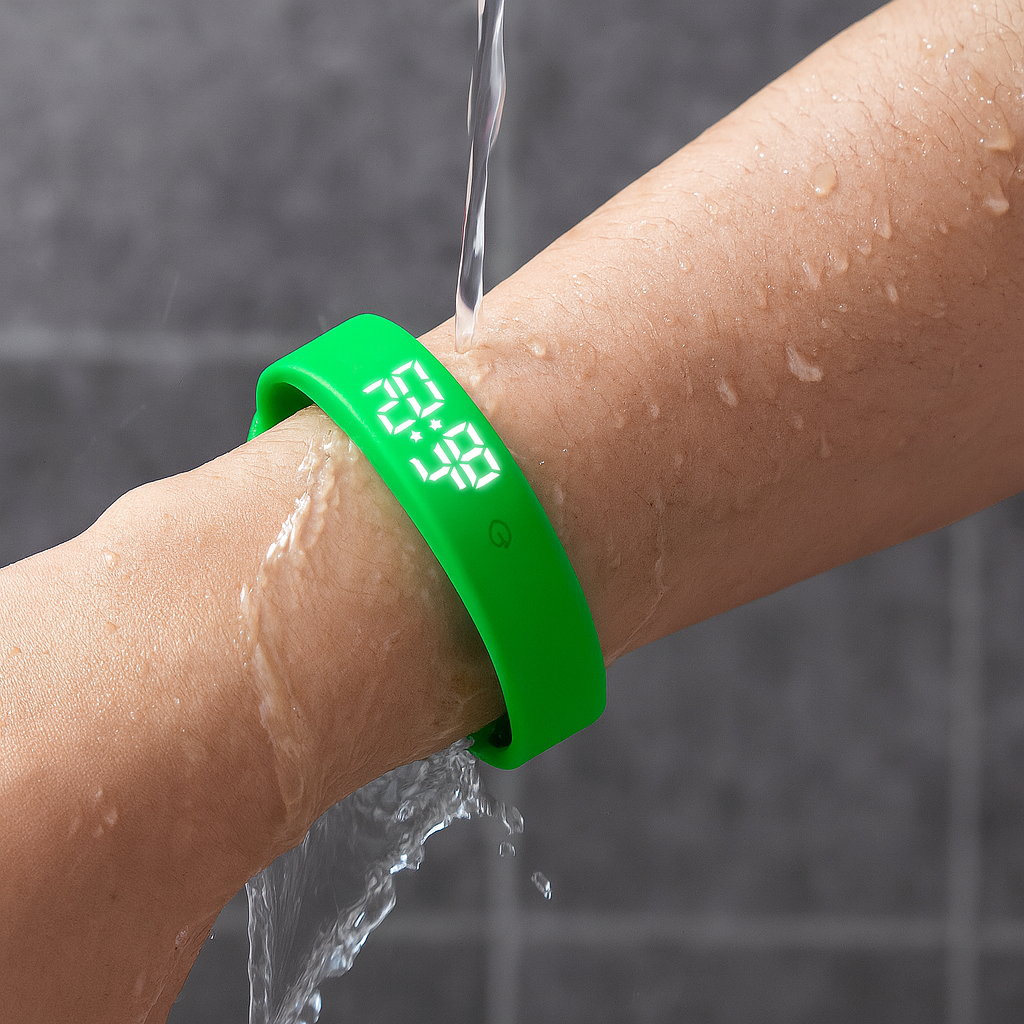 Reloj inteligente digital de fitness resistente al agua