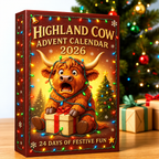 Calendario de Adviento de Vaca Highland 2026