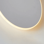 Luz de Pared LED Exterior de Metal Redonda
