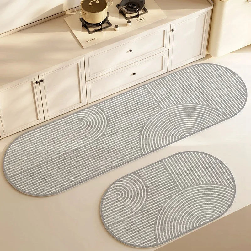 Alfombrilla de Cocina Antideslizante y Lavable
