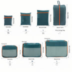 JOURNEASY - Juego de 7 bolsas organizadoras para maletas, portátil, para viajar