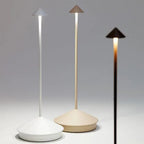 ZenLume | Lámpara de Mesa LED Minimalista - Iluminación Inalámbrica e Impermeable Regulable