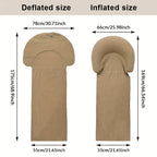 Colchoneta Inflable Cómoda con Almohada para Playa y Camping