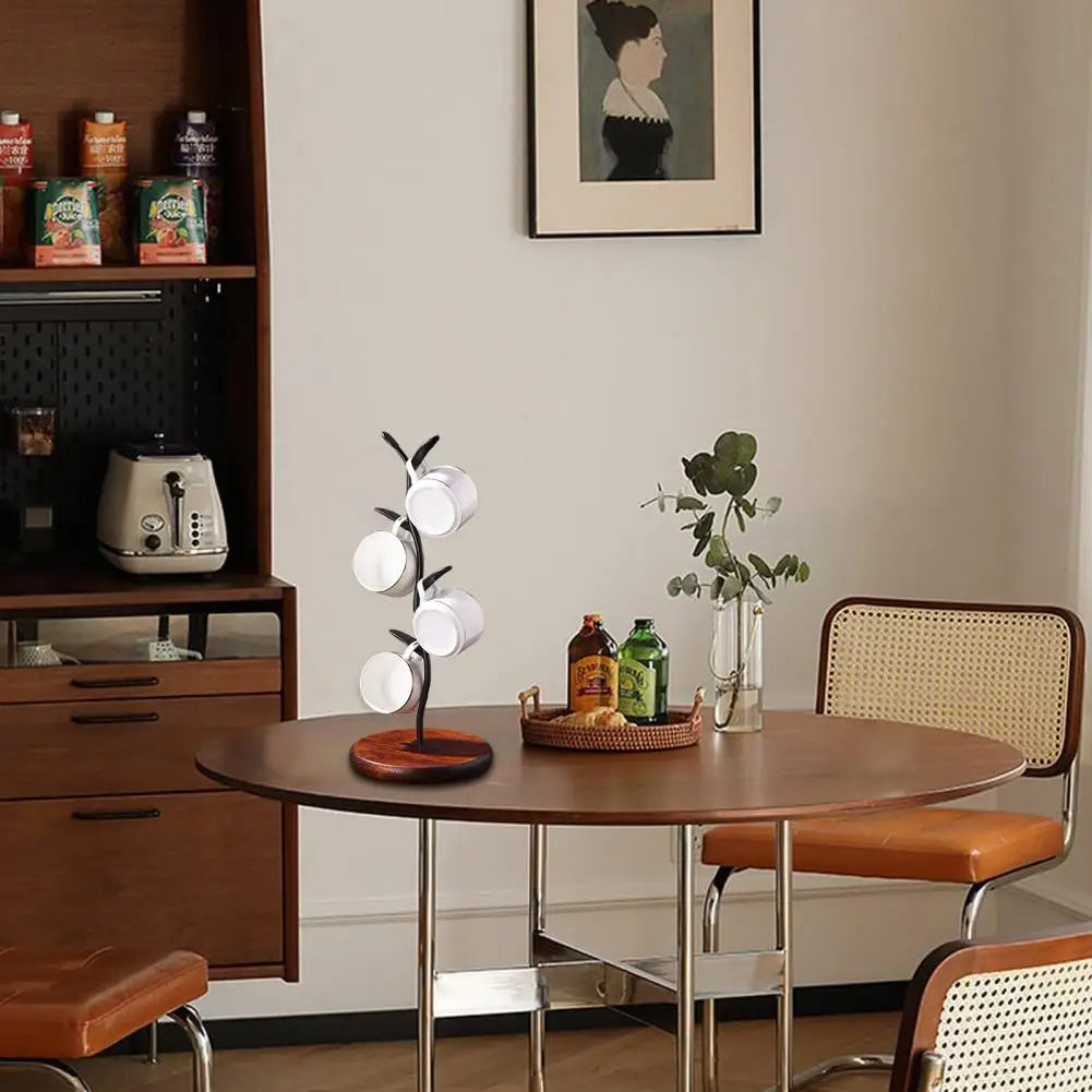Soporte de tazas moderno para la armonía en la cocina