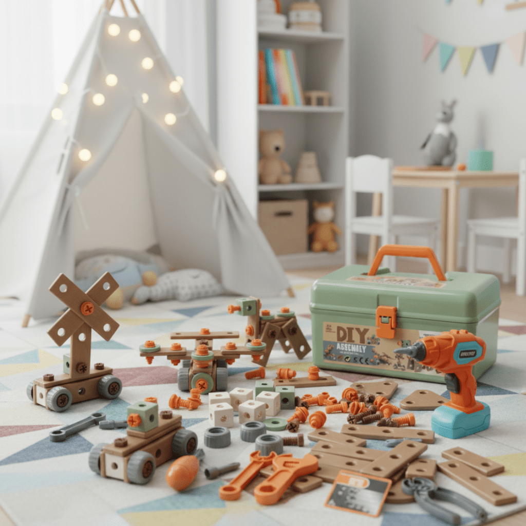 BUILDMASTER – Juego de herramientas para niños creativos a partir de 3 años