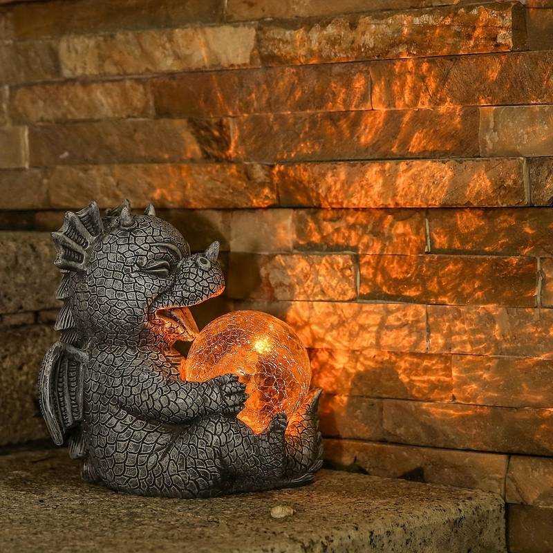 DracoLight - Lámpara de dragón recargable para una atmósfera acogedora