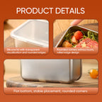 Contenedor de Almacenamiento de Alimentos de Acero Inoxidable