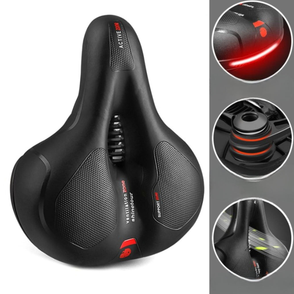 Silla de bicicleta cómoda contra el dolor de espalda y coxis