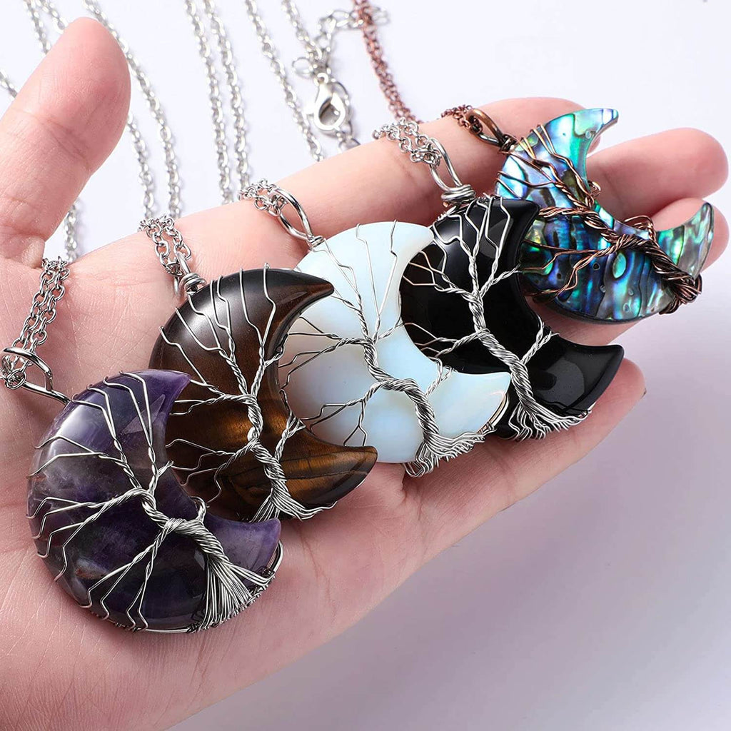 Collar de Media Luna del Árbol de la Vida