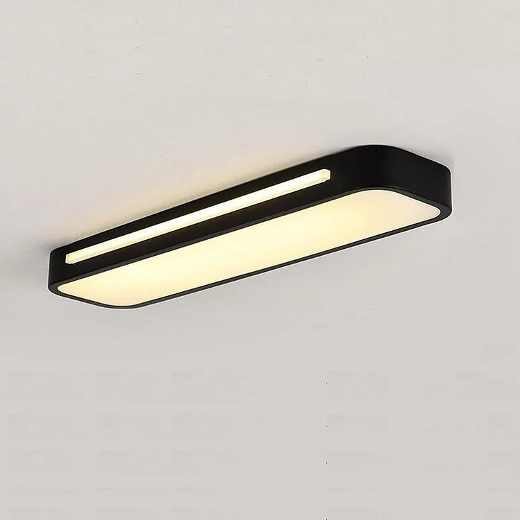 Lámpara de techo LED nórdica – alargada, regulable y moderna