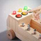Tablero Montessori con 6 LED y 8 Tornillos de Montaje Set