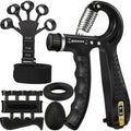 Conjunto de Entrenadores de Mano PowerGrip – 5 en 1 para Manos y Antebrazos Fuertes