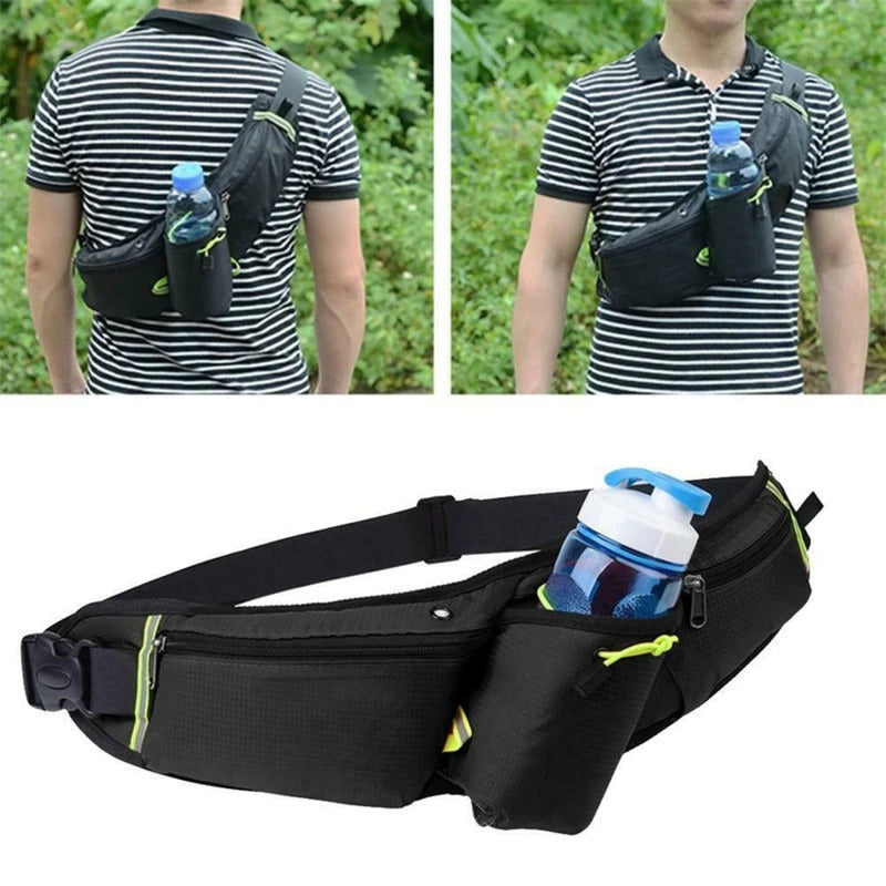 Pack RunEase – Cinturón de Correr Impermeable y Soporte para Bebidas