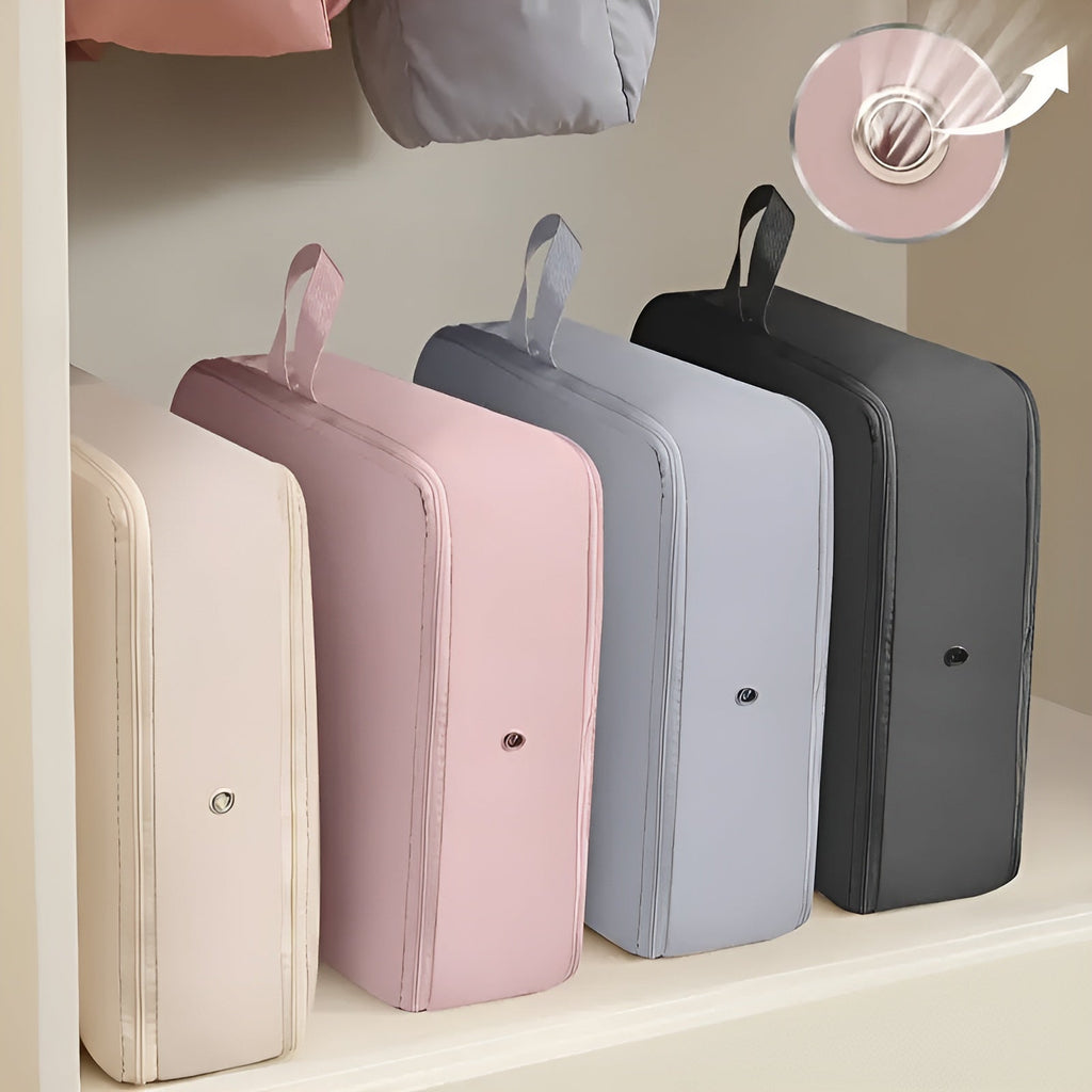 Bolsas de almacenamiento al vacío que ahorran espacio para ropa y ropa de cama