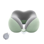 Almohada de viaje ergonómica en forma de U – Soporte para el cuello de espuma viscoelástica para viajes confortables