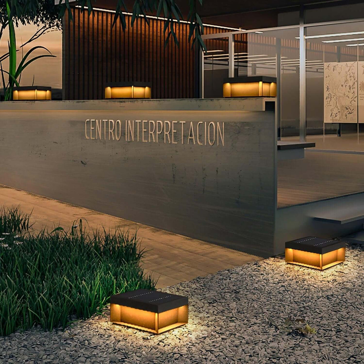 Luz Solar de Poste Exterior - Impermeable IP65