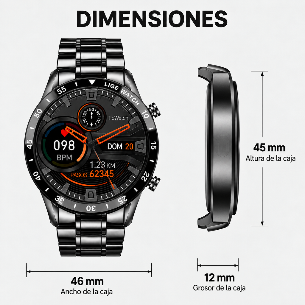 Reloj Inteligente de Lujo 4G - Para Llamadas y Conectividad con Estilo