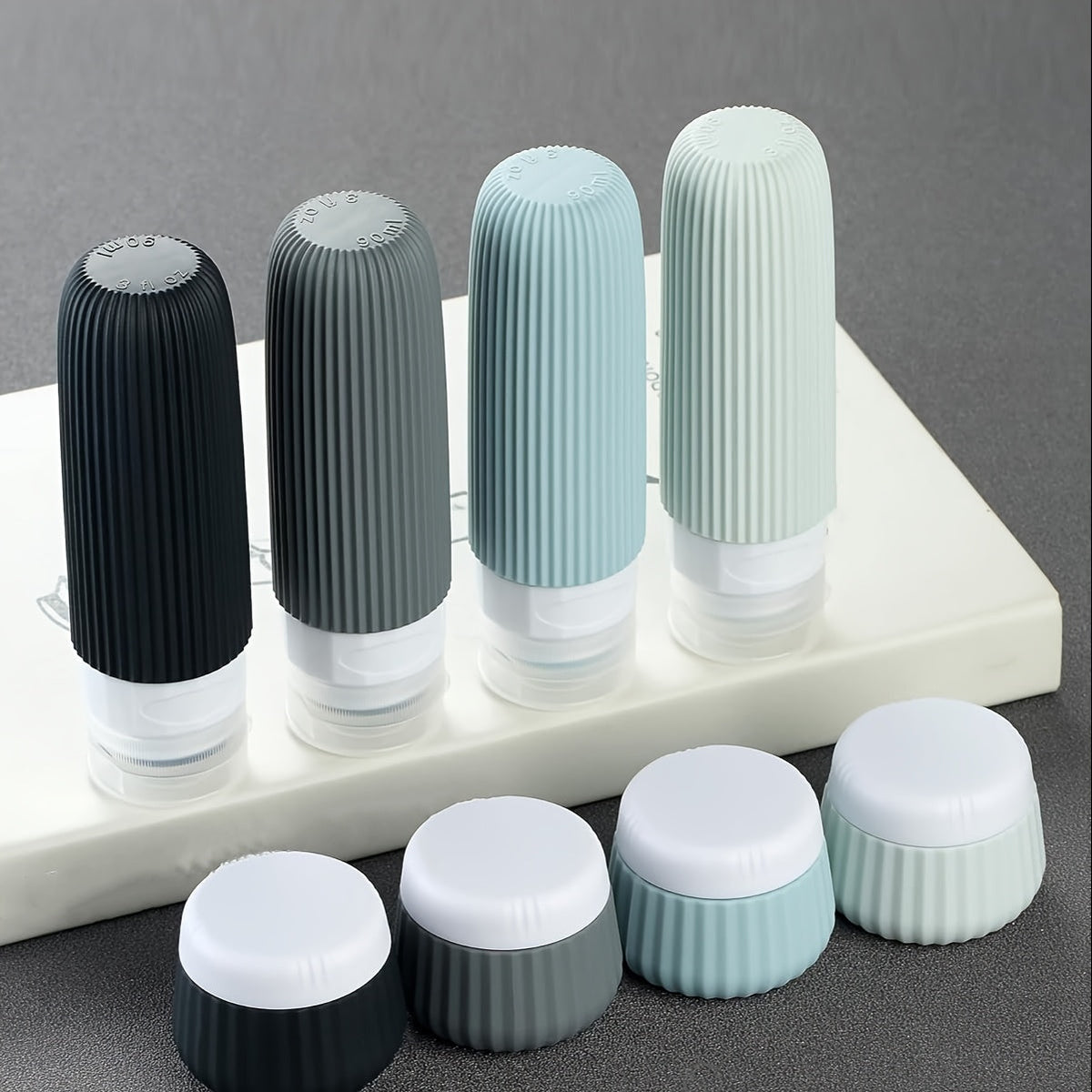 Set de Botellas de Viaje Prácticas – Seguras y Convenientes para Viajar
