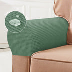 Fundas de Apoyabrazos Elásticas – Fundas de Spandex para Sillas y Sillones, Set de 2, Burdeos