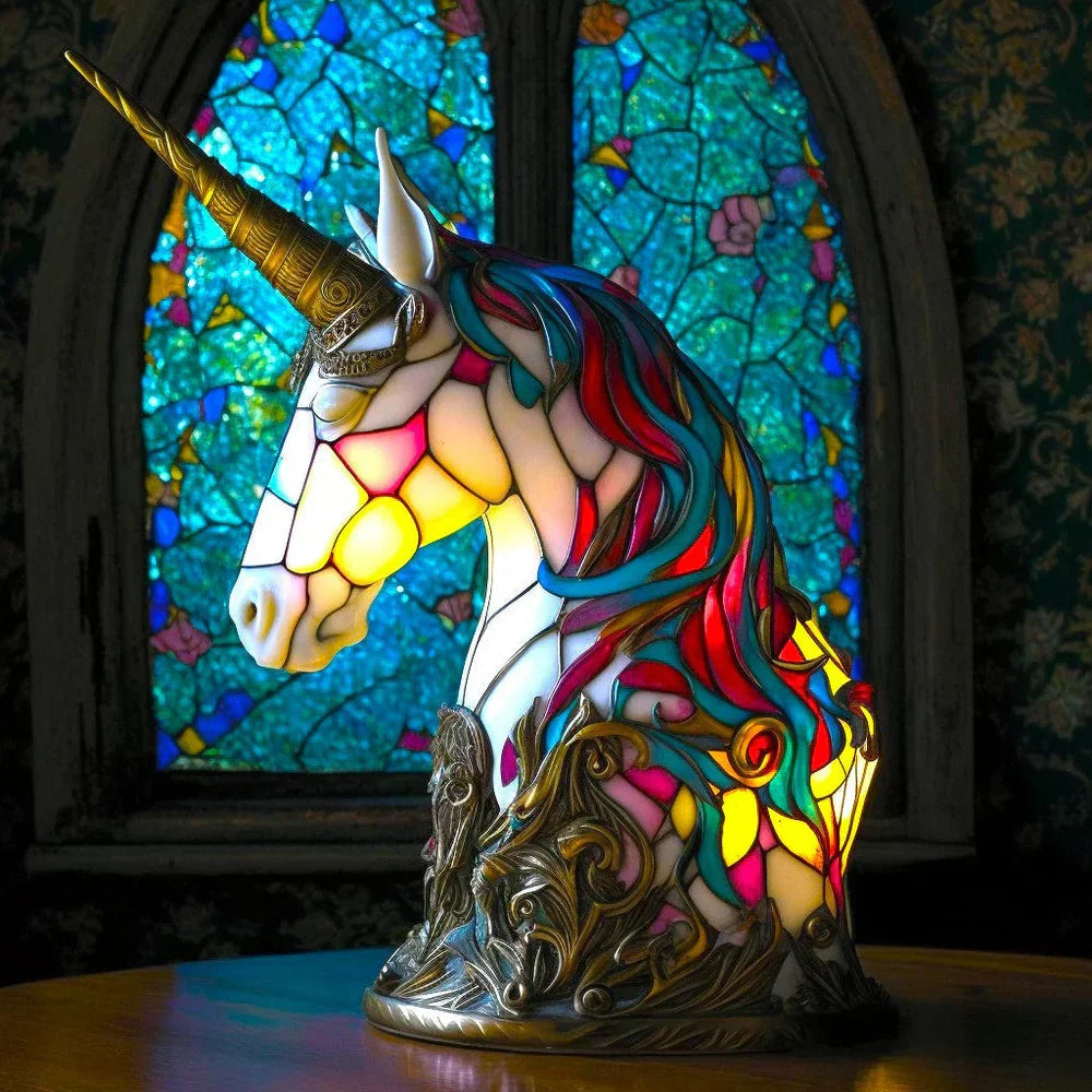 Lámpara de Animales de Vidrio Artístico – Color y Ambiente en Casa