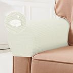 Fundas de Apoyabrazos Elásticas – Fundas de Spandex para Sillas y Sillones, Set de 2, Burdeos