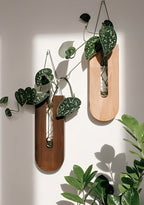 WoodFlora | Set de Soportes de Flores de Madera Rústica Creativa - para Plantas de Interior