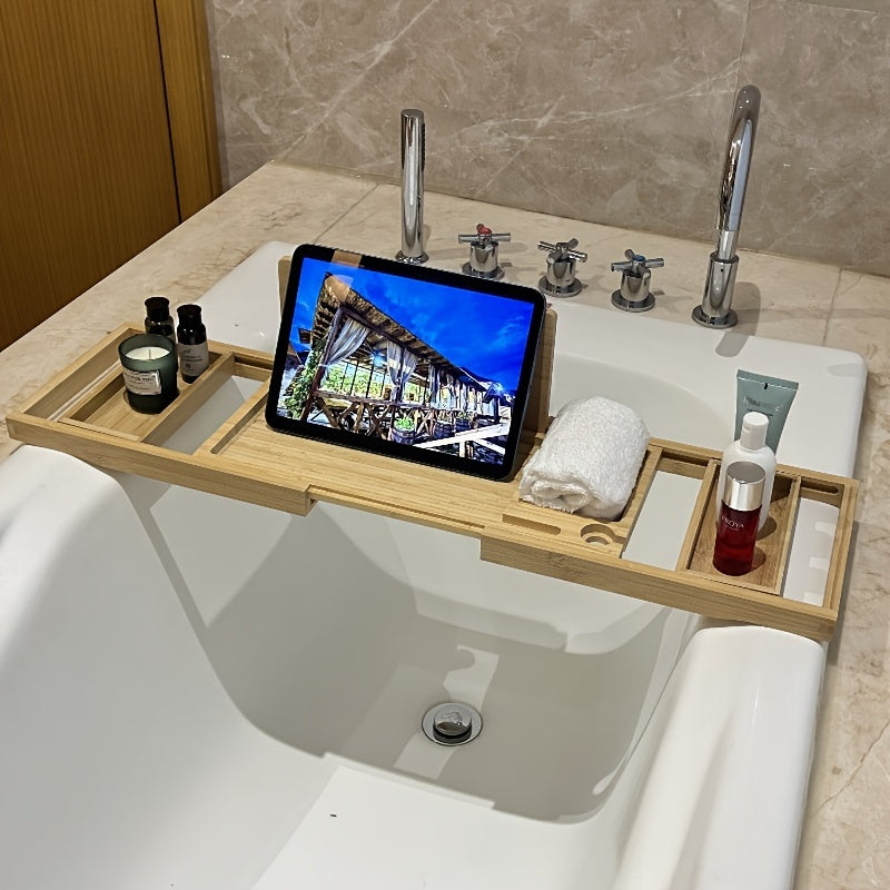 Bandeja de Bañera de Bambú - Para una Relajación Última