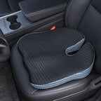 Cojín de asiento ergonómico Triacomfort | Forma triangular con Memory-Foam | Transpirable y que alivia la presión | Para auto y oficina