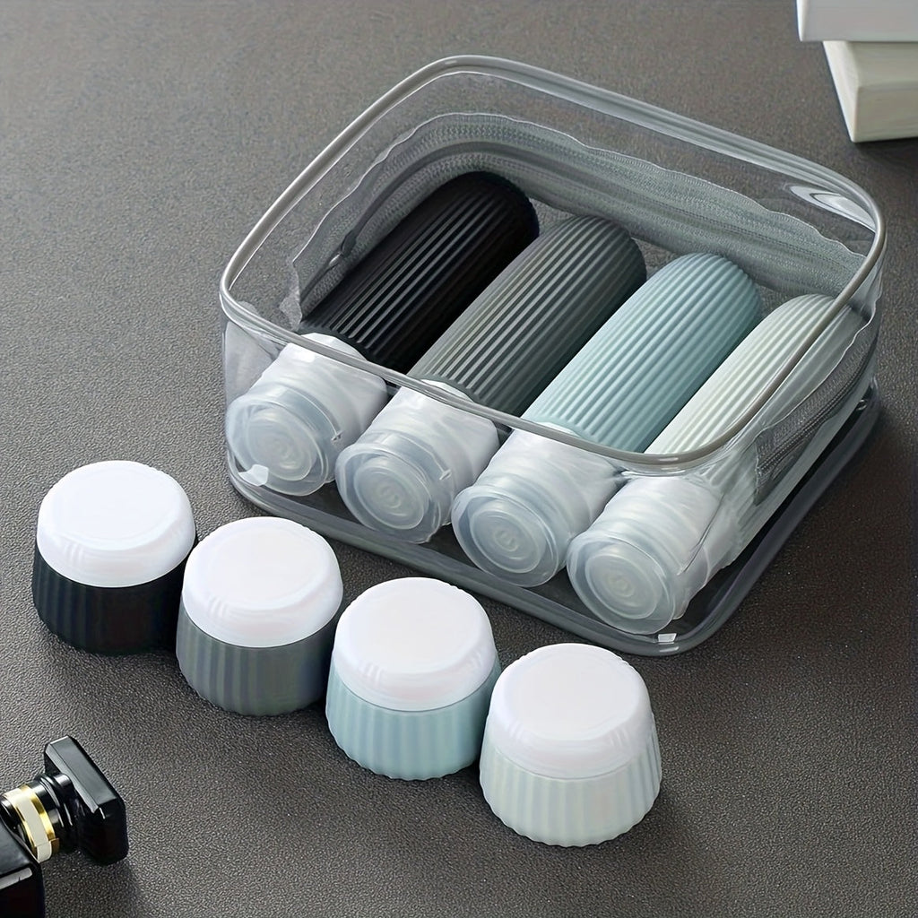 Set de Botellas de Viaje Prácticas – Seguras y Convenientes para Viajar