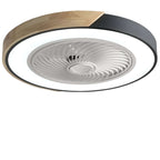 Ventilador de Techo Moderno Sin Aspas con Luz LED y Control Remoto