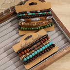 Juego de pulseras naturales – Para un aspecto elegante