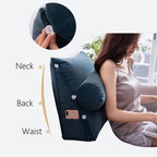 Almohada de Cama en Cuña de Lujo para el Dolor de Espalda