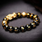Pulsera de Feng Shui de Obsidiana Negra