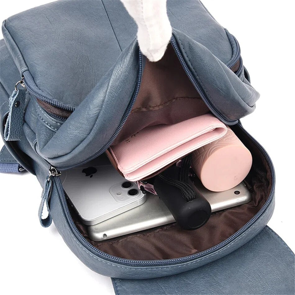 Mochila de Cuero para Mujeres