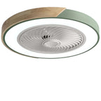 Ventilador de Techo Moderno Sin Aspas con Luz LED y Control Remoto