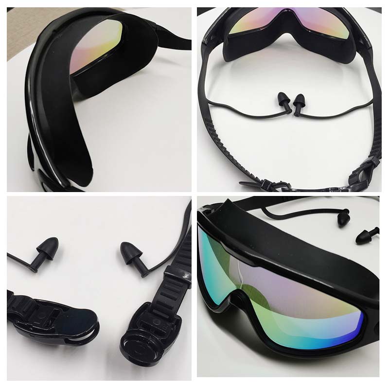 Gafas de natación antiempañantes de visión amplia