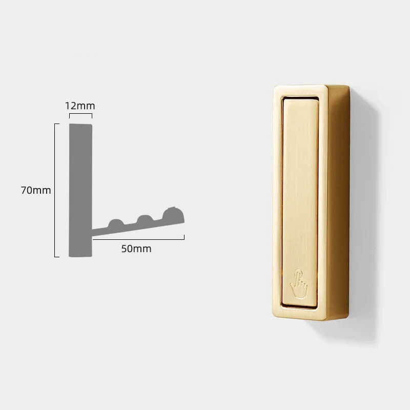 Ganchos de Pared Plegables | Metal Completo