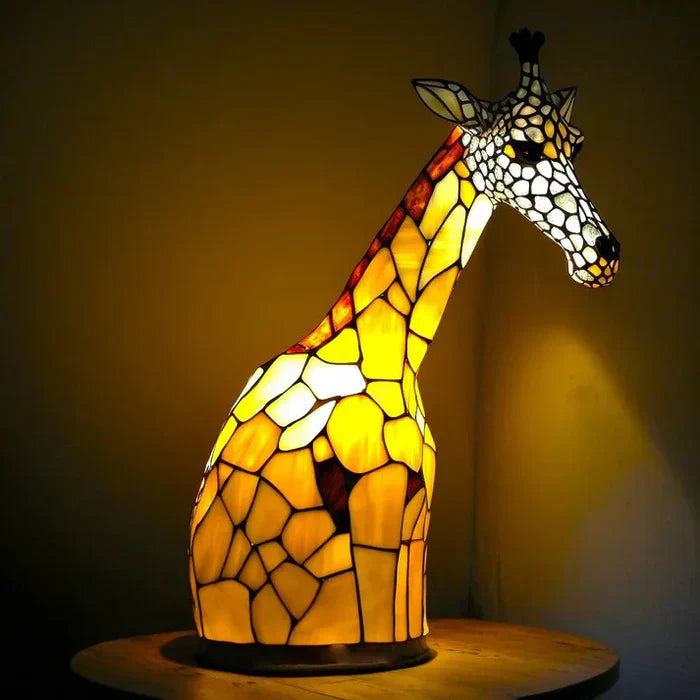 Lámpara de Animales de Vidrio Artístico – Color y Ambiente en Casa