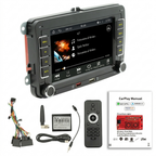 Reproductor MP5 para coche Bluetooth con pantalla táctil HD de 7 pulgadas