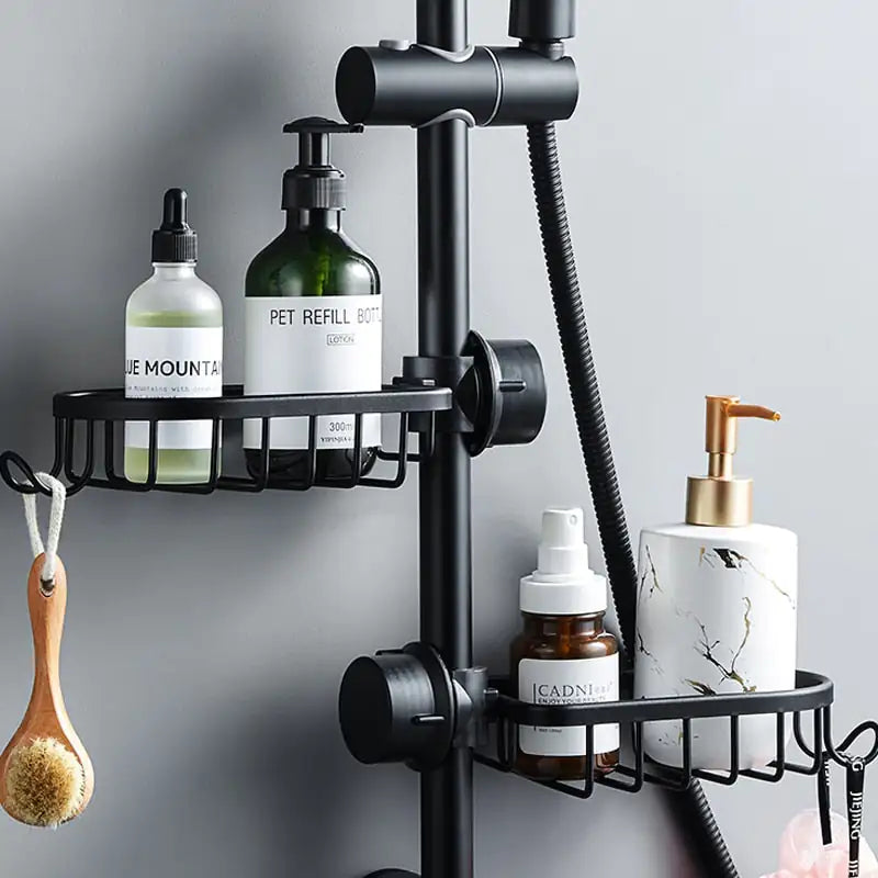 AquaGrip Ducha Estante – Práctico, Inoxidable y Ahorra Espacio