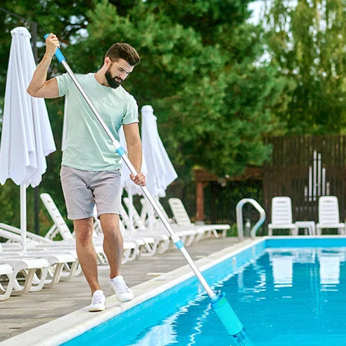 Aspiradora de piscina recargable y sin cable con función de limpieza 3 en 1