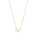 Belleville d’Amore | Collar dorado con corazones