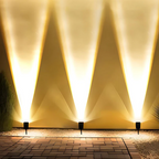 Luz Spot LED Solar Multi-zoom Impermeable para Iluminación de Paisajes RGB